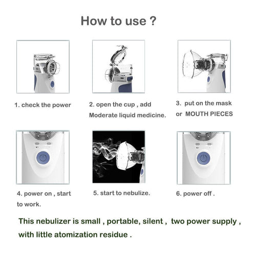 Portable Nebulizer Handheld Nebulizer For Home Daily Use Machine