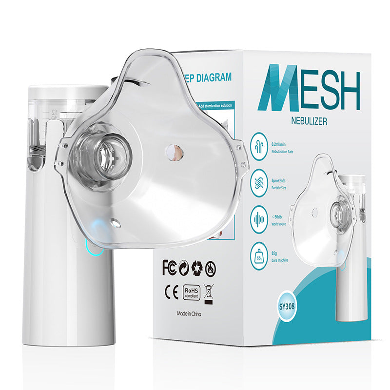 Portable Medical Grade Children's Adult Electronic Nebulizer Ultrasonic Microgrid Household Handheld Nebulizer