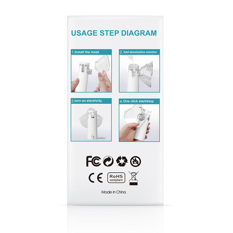 Portable Medical Grade Children's Adult Electronic Nebulizer Ultrasonic Microgrid Household Handheld Nebulizer